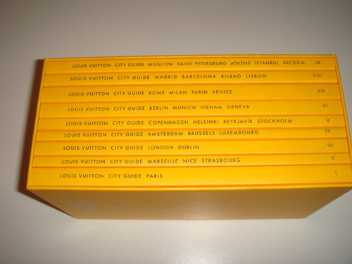 Louis Vuitton City Guide European Cities set of 9 books 30 cities, English 2008