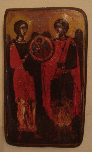 Ikone, Christus Immanuel mit Erzengeln