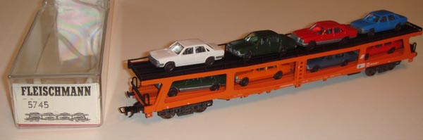 Fleischmann 5745 BB: Autotransportwagen DDm 51 81 98-80 004-8