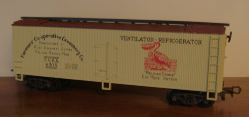 amerikanischer Gterwagen, Ventilator - Refrigerator Pelican Brand