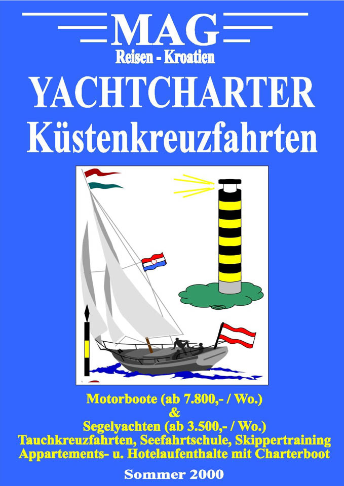 MAG Reisen - Reiseb�ro Grandits - Katalog Yachtcharter 2000
