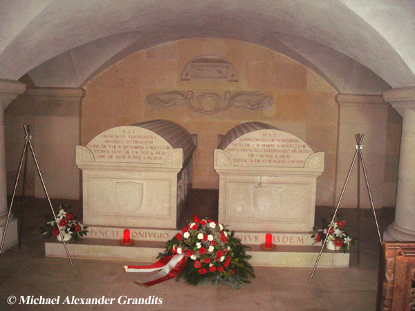  Gedenkfeier fr Erzherzog Franz Ferdinand & Herzogin Sophie von Hohenberg im Schloss Artstetten