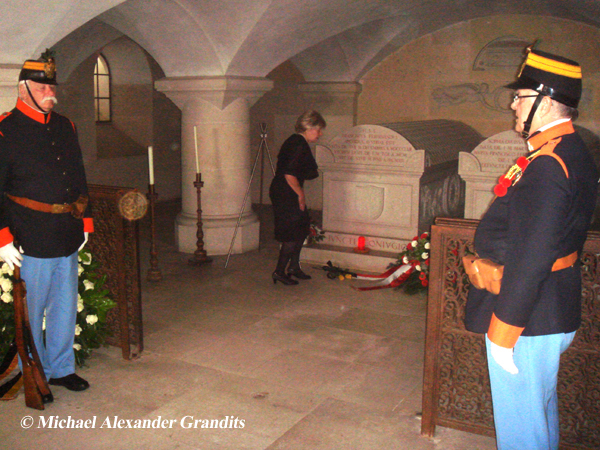  Gedenkfeier fr Erzherzog Franz Ferdinand & Herzogin Sophie von Hohenberg im Schloss Artstetten